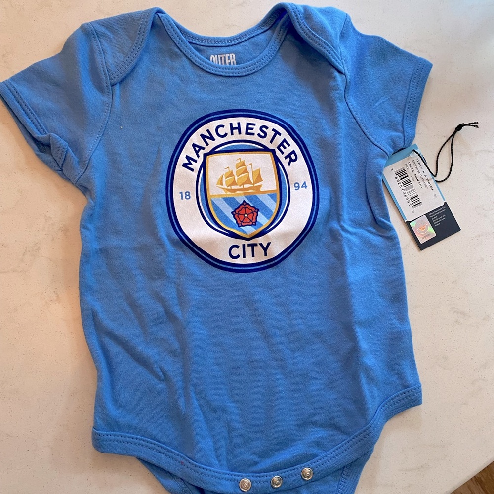 Man City Onesie 18M